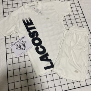 Conjunto Lacoste verão (off)