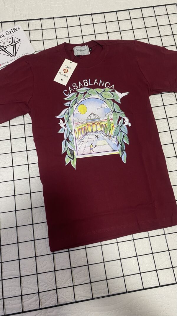 Camisa Casa Blanca-vermelha