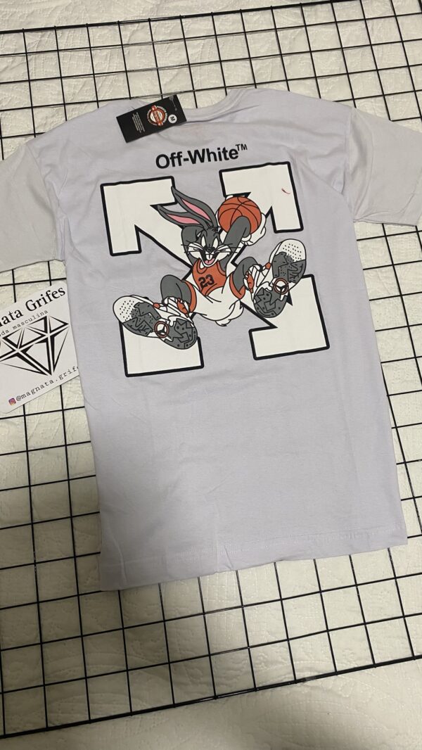 Camisa off White-Branco