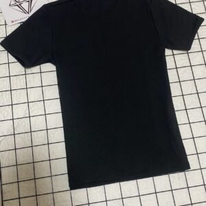 Camisa canelada preta