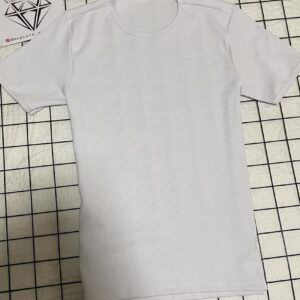 Camisa canelada branca