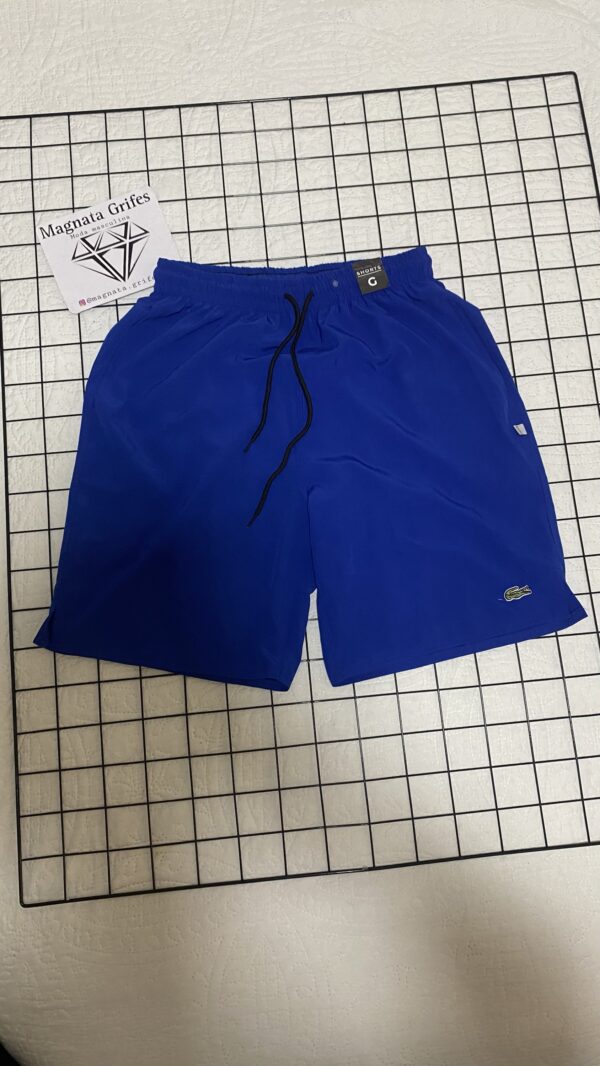 Short Lacoste azul