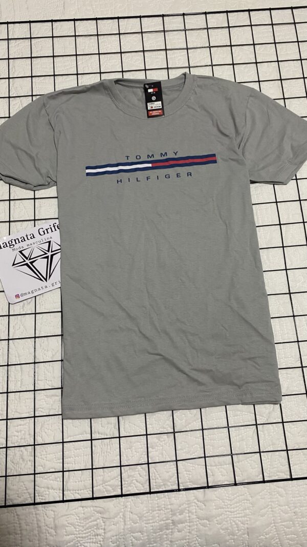 Camisa tommy Hilfiger cinza
